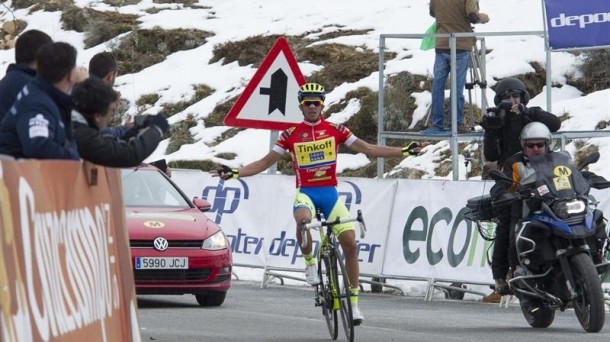 Contador, en la Vuelta a Andalucia. EFE