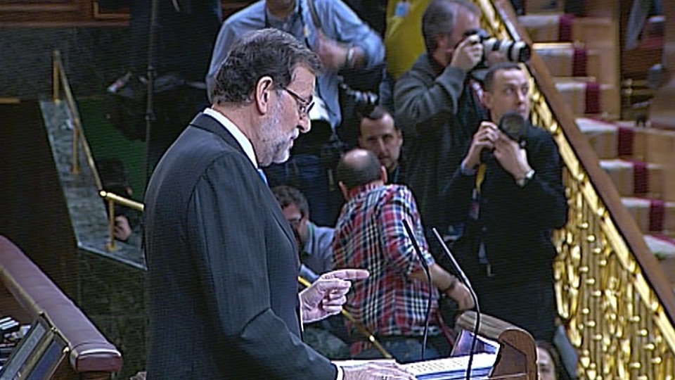 Rajoyk iragarritako neurriak, Estatuaren egoeraren gaineko eztabaidan