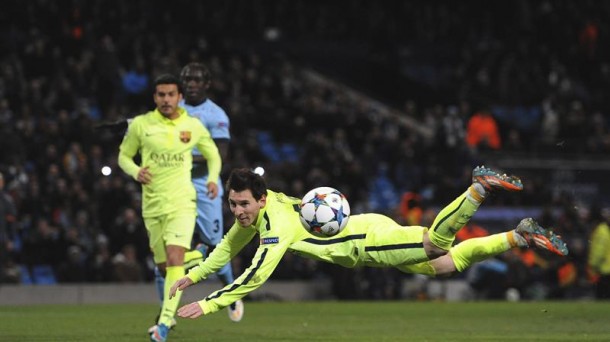 Messi falló un penalti y el posterior rechace