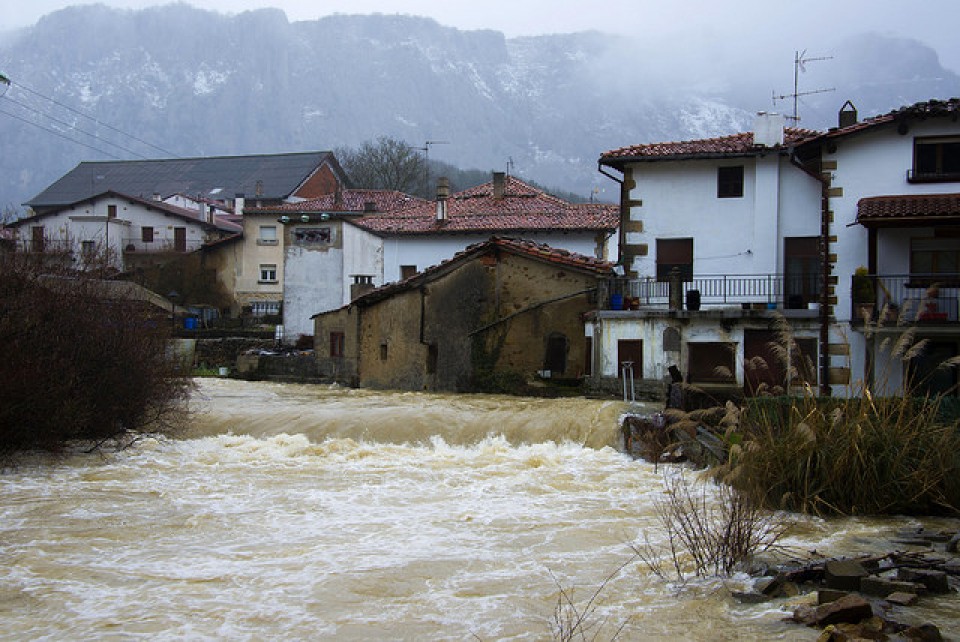 Temporal de lluvias en Euskal Herria