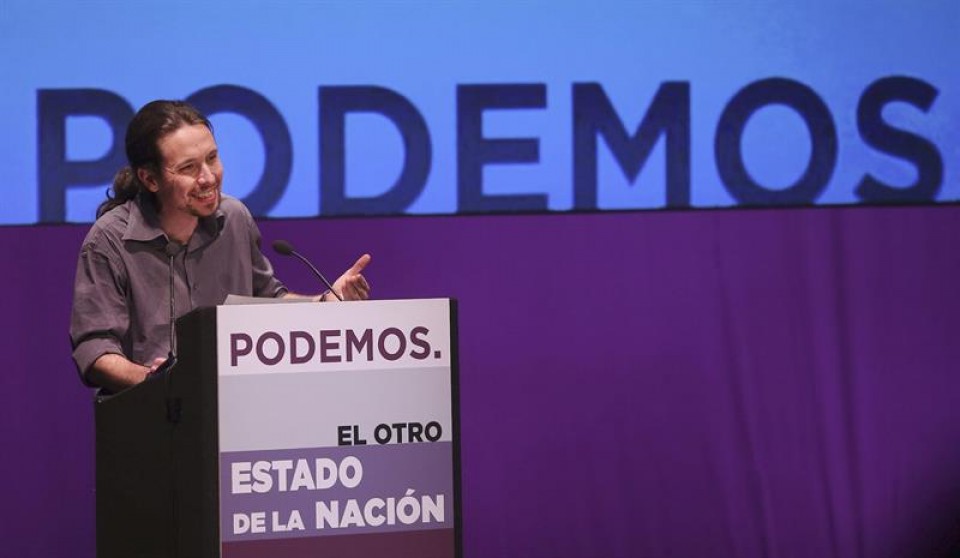 El líder de Podemos, Pablo Iglesias. Foto: EFE