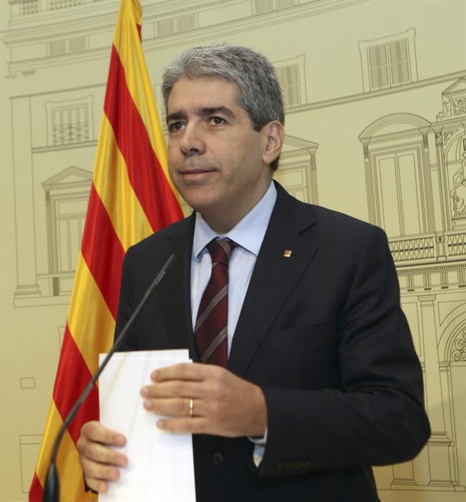 Francesc Homs Kataluniako Presidentzia kontseilaria.