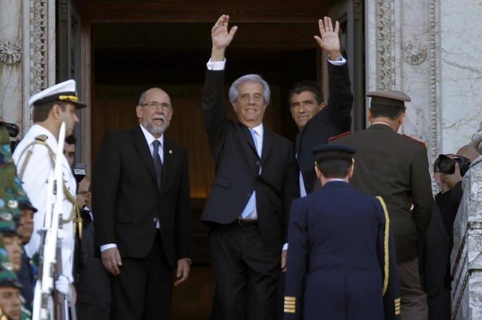 Tabaré Vázquez ha jurado su cargo como presidente de Uruguay. Foto: EFE