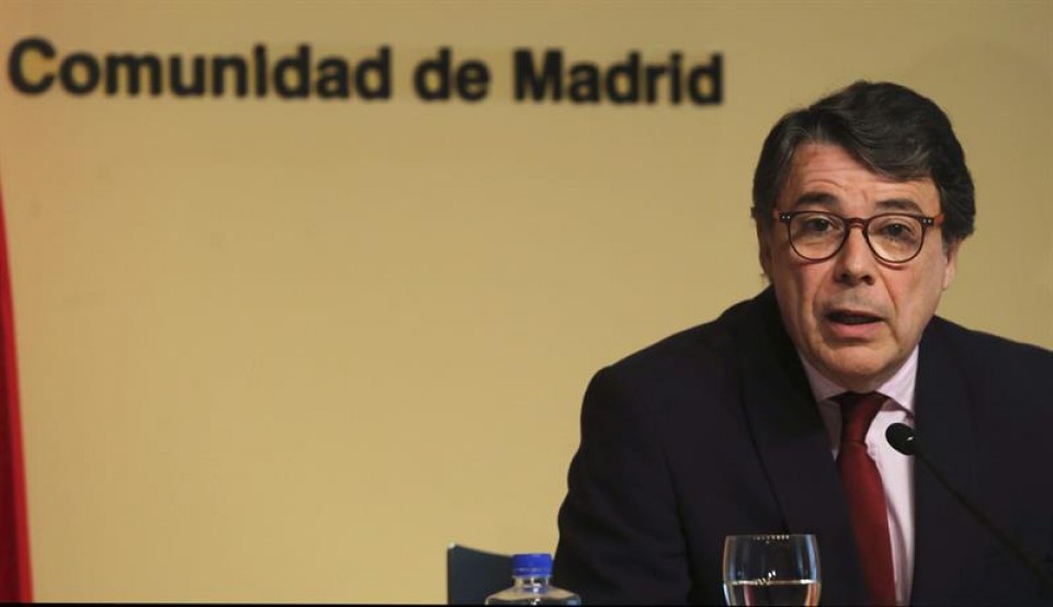 Ignacio Gonzalez Madrilgo presidentea. Artxiboko irudia: EFE