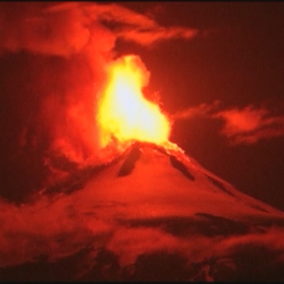 Volcán Villarrica en Chile 