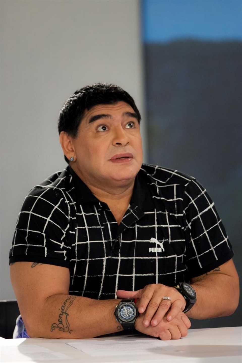 Diego Armando Maradona nueva cara aurpegia EFE