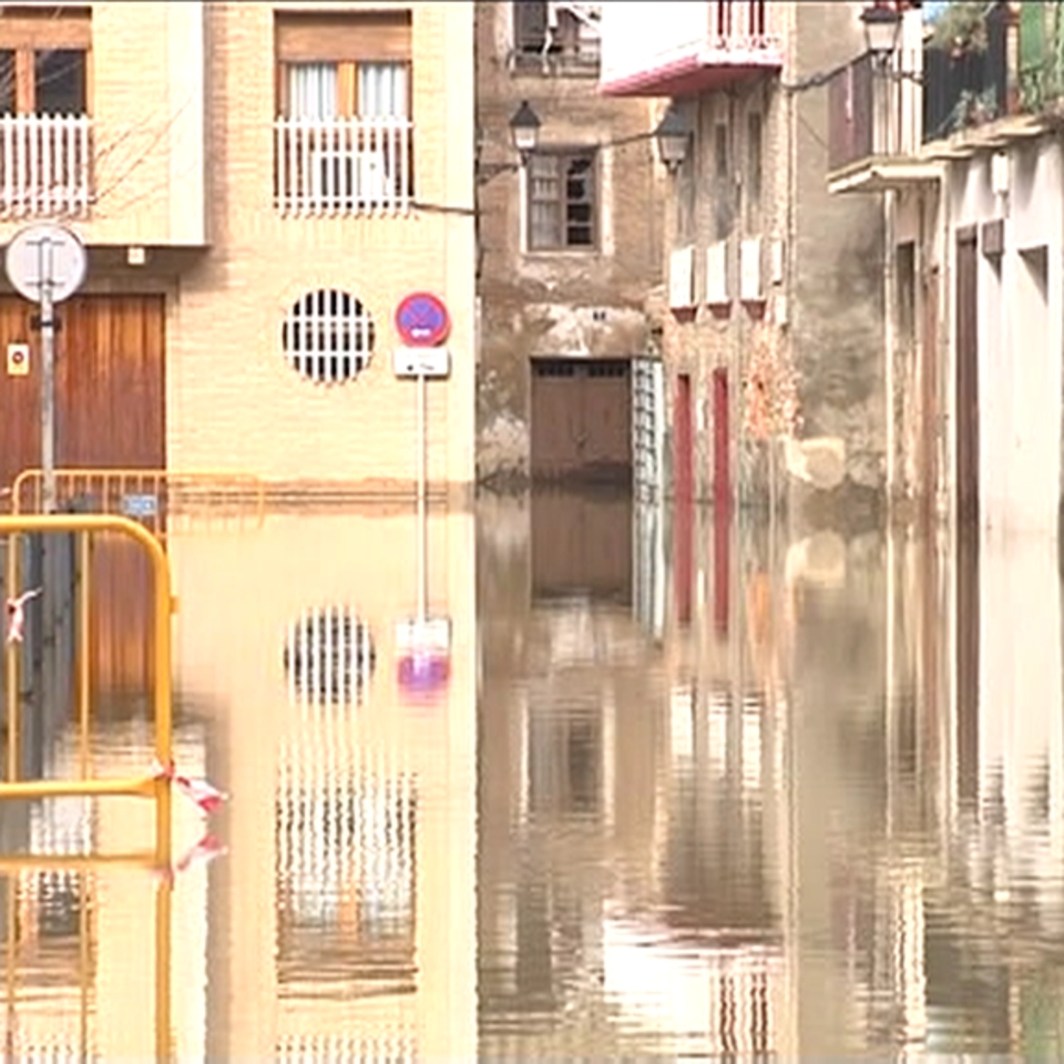 Las inundaciones generan daños de 3 millones de euros en Tudela