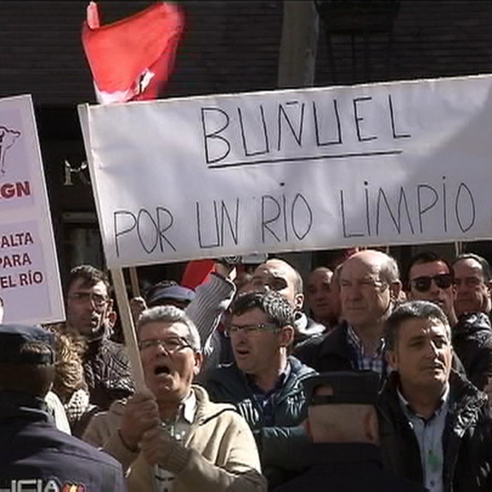 Nafarroako nekazariek protesta egin dute Zaragozan 