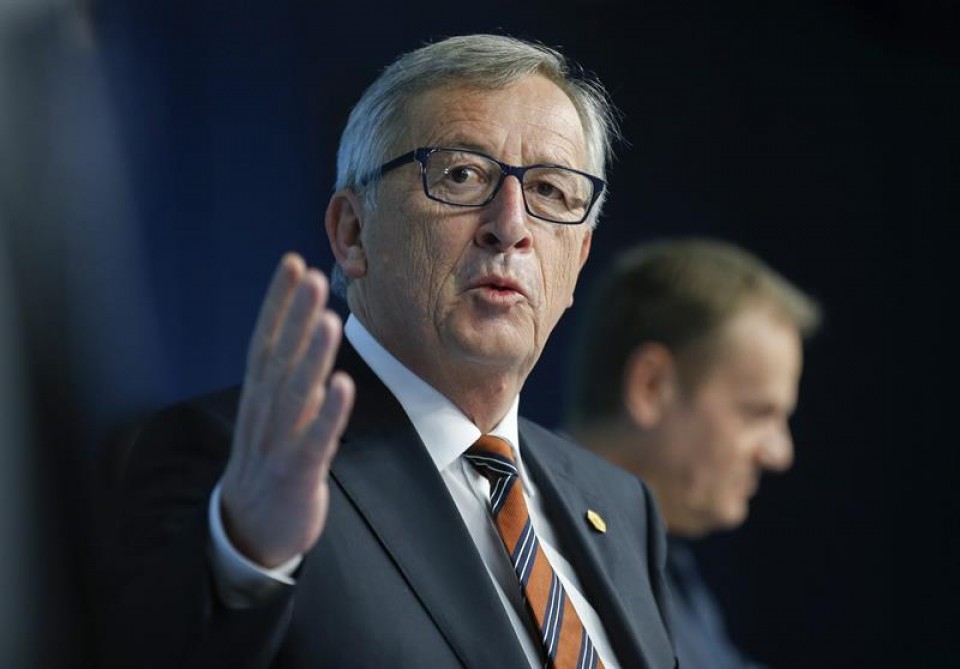Jean-Claude Juncker Europako Batzordeko presidentea.
