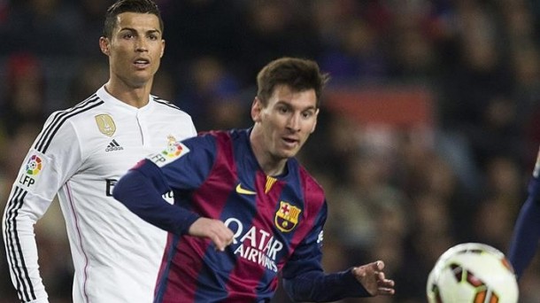 Ronaldo y Messi. EFE