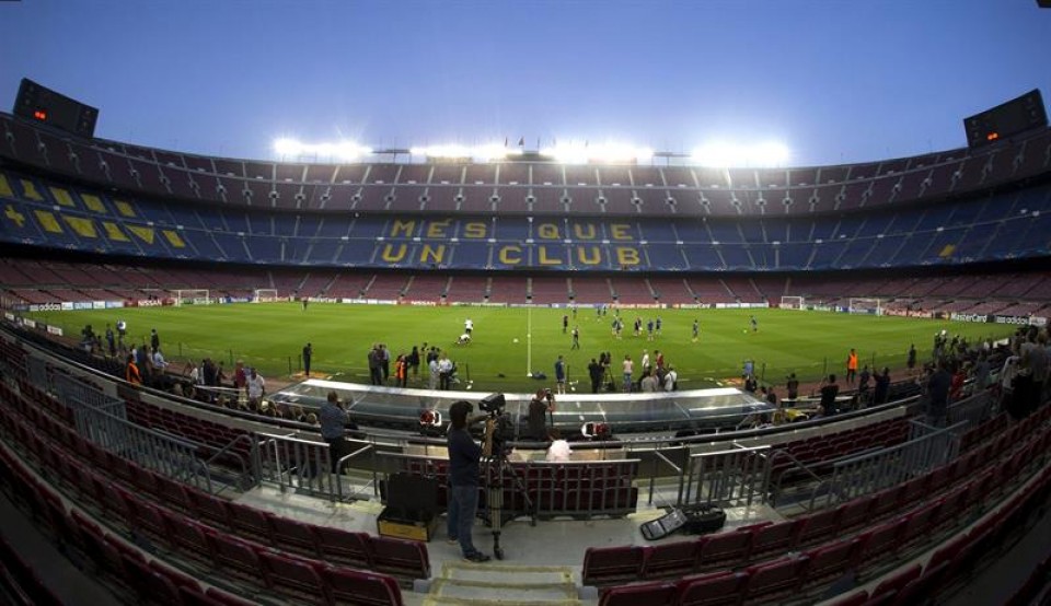 La final de Copa, en el Camp Nou. Foto: EFE