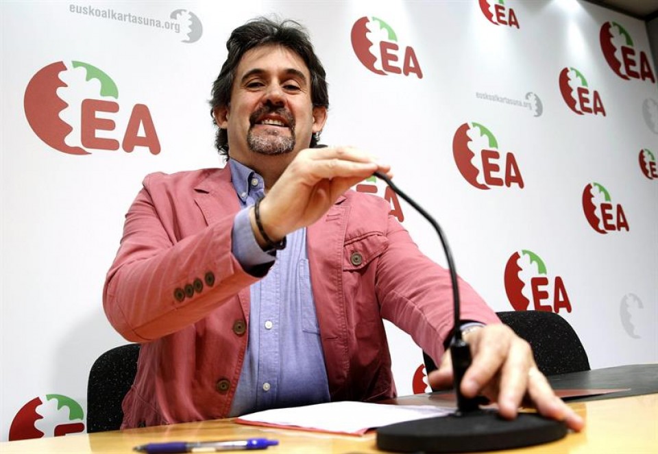 El secretario general de EA, Pello Urizar.