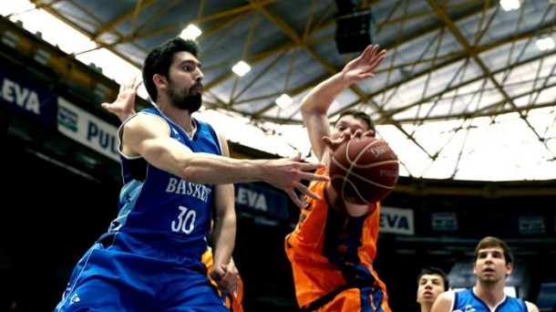 Valencia-Gipuzkoa Basket. Foto: EFE