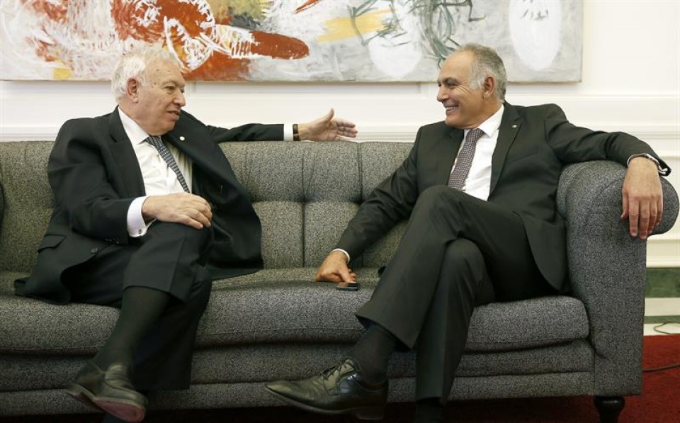 Salahedín Mezuar y José Manuel García-Margallo. Foto: EFE