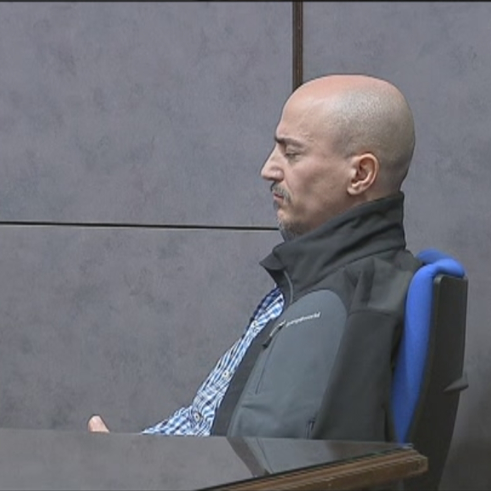 Juan Antonio Aguilar, en la primera sesión del juicio. EFE.