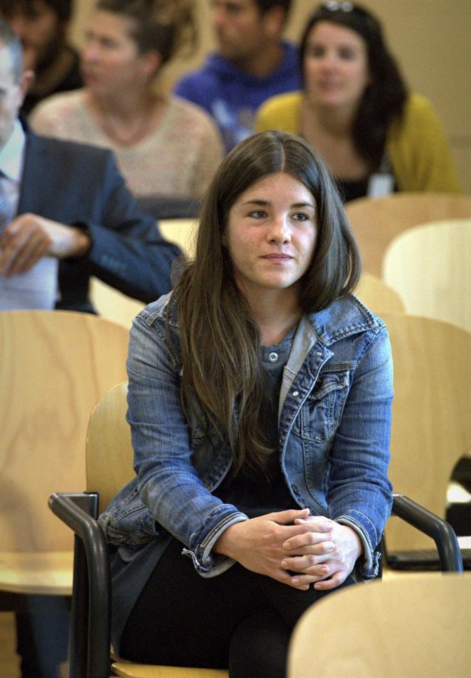 Oihana Mardaras, durante el juicio.