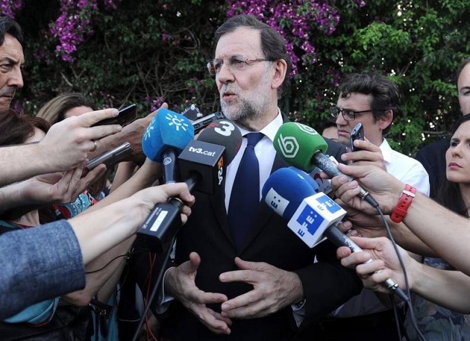 Mariano Rajoy, accidente avión Sevilla, EFE