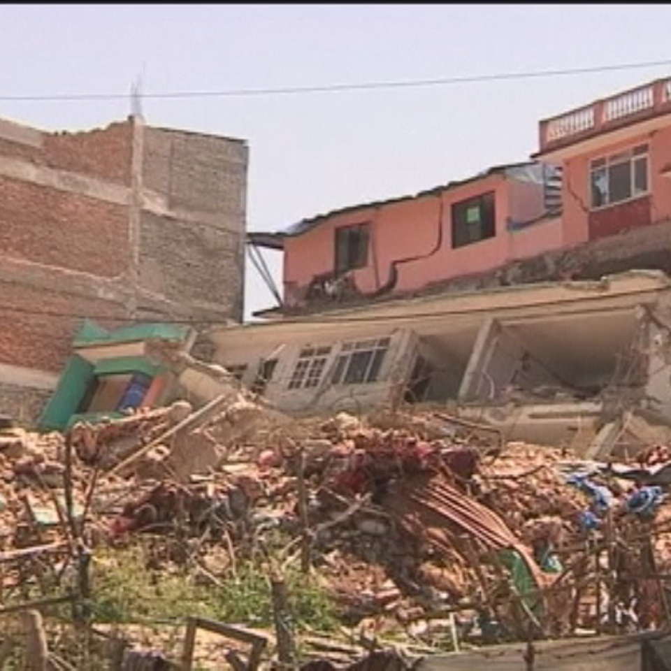 Devastación tras el terremoto de Nepal