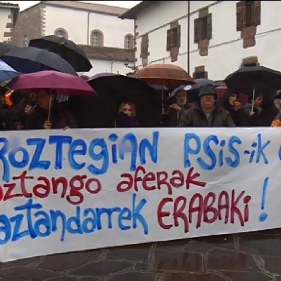 Protesta Baztanen