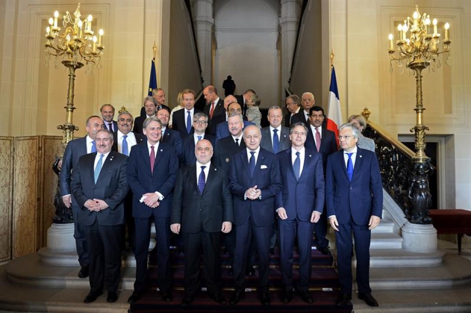 Representantes de la coalición internacional. Imagen de archivo: EFE