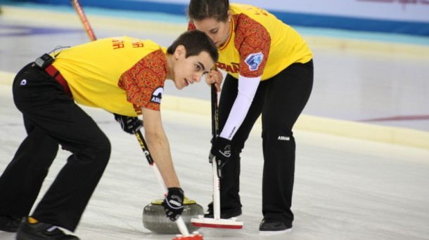Irantzu y Gontzal García, Curling.