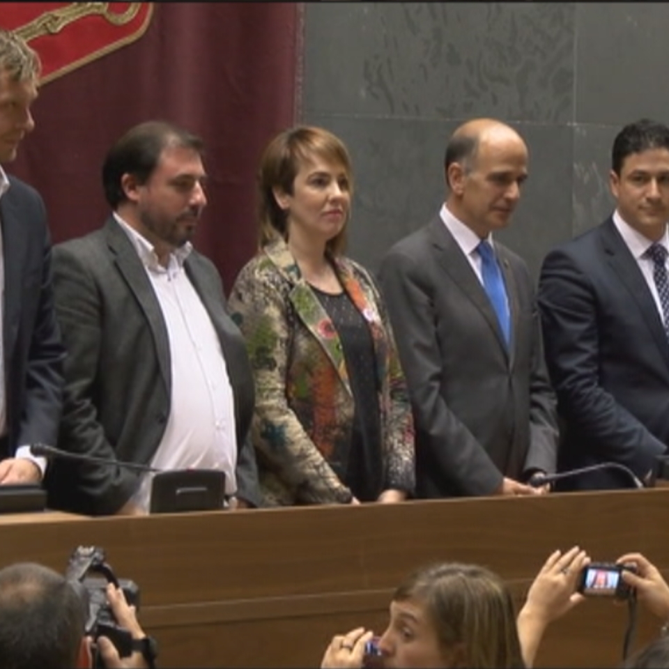 Ainhoa Aznarez, Nafarroako Parlamentuko presidentea. Argazkia: Iñaki Errea
