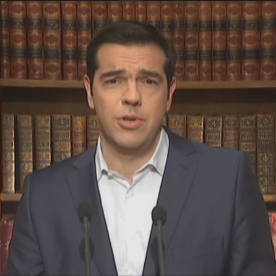 Alexis Tsipras Greziako lehen ministroa. Artxiboko irudia: EiTB