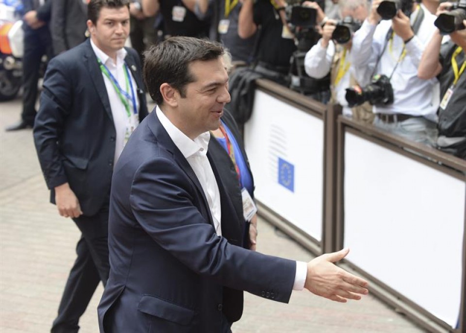 Alexis Tsipras, en Bruselas. EFE
