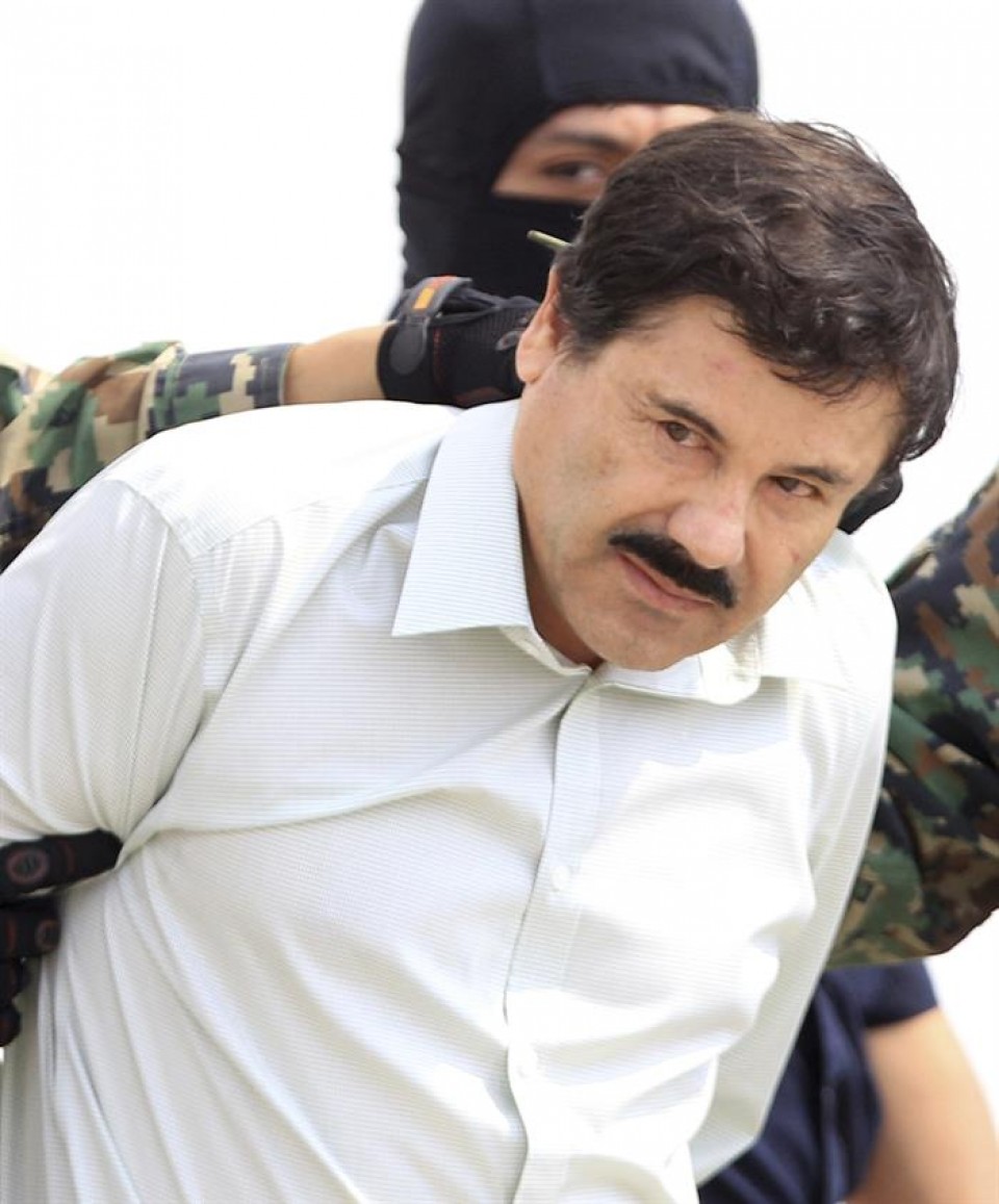 'El Chapo', cuando fue detenido el pasado año. EFE