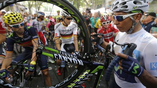 Nairo Quintana, en el Tour / EFE.