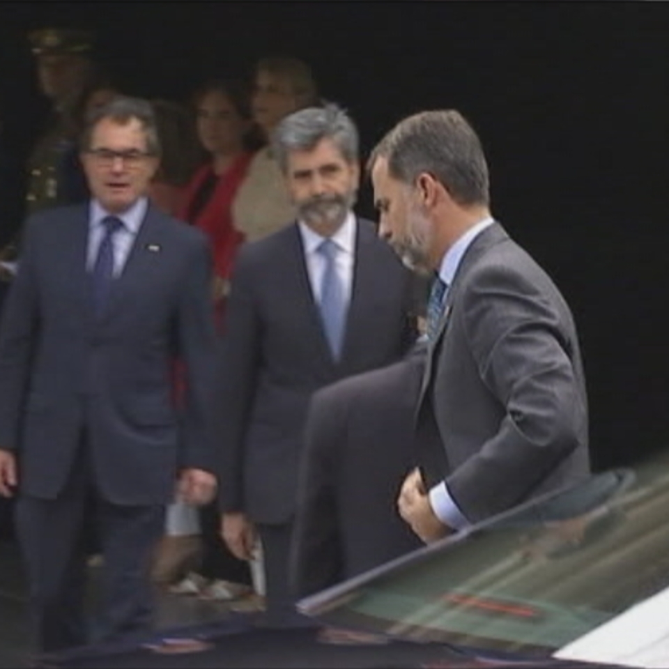 Felipe VI y Artur Mas en una foto de archivo. Foto: EFE
