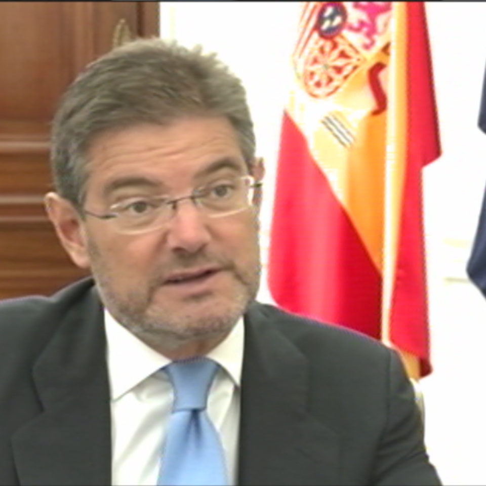 El ministro de Justicia del gobierno español, Rafael Catalá. Foto de archivo: EiTB