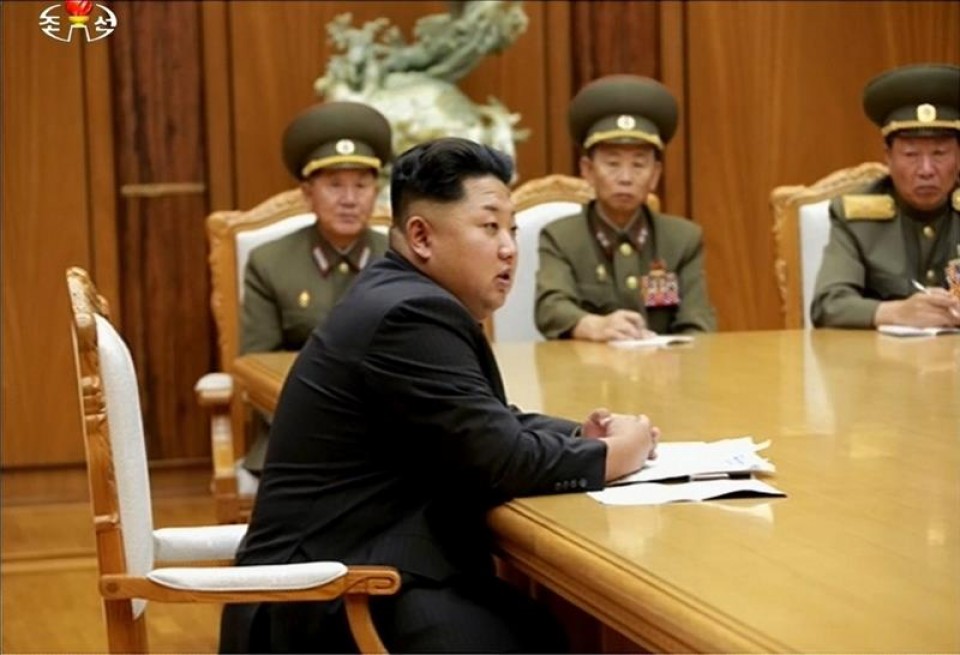 Kim Jong-un Ipar Koreako presidentea. Artxiboko irudia: EFE
