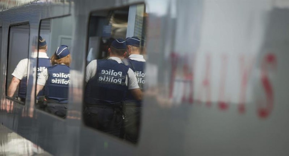 Ataque al tren Thalys. Foto: EFE