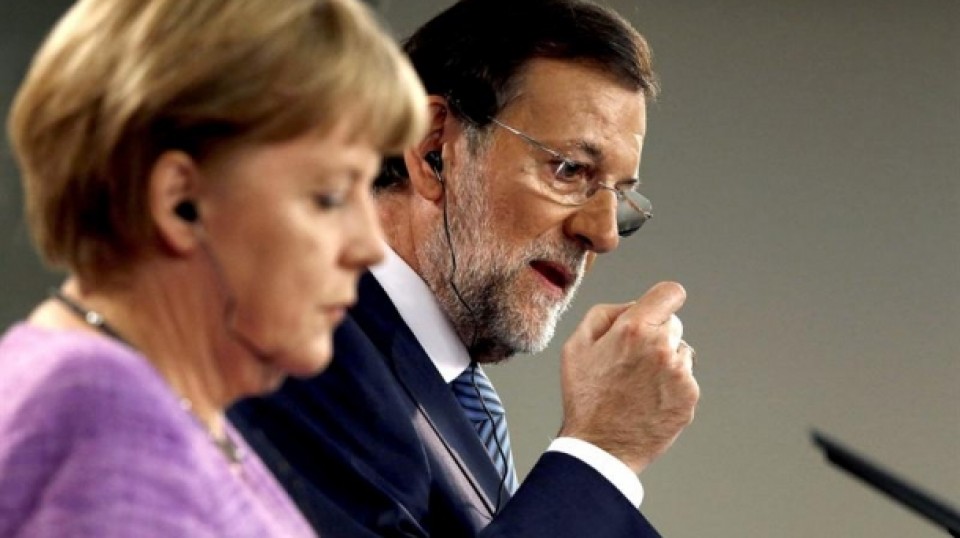 Rajoy y Merkel en un encuentro anterior. EFE. 