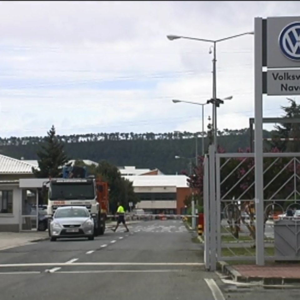 El accidente tuvo lugar en en las instalaciones de Volkswagen Navarra, en el polígono de Landaben.