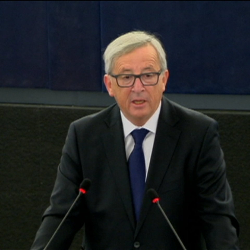 Jean-Claude Juncker, gaur Estrasburgon. Argazkia: EFE. 