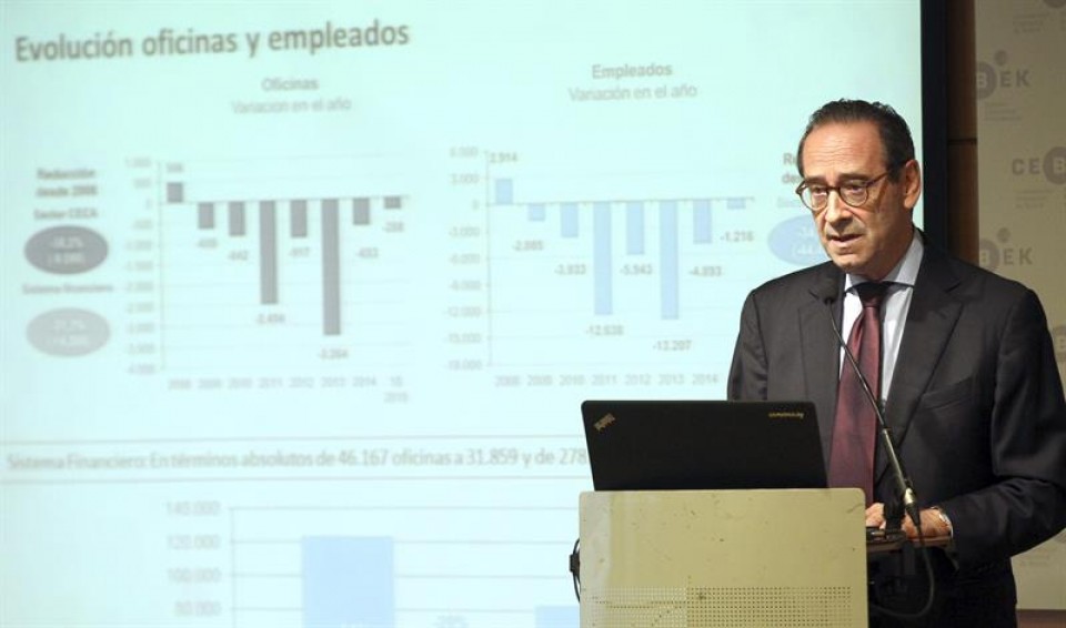 El actual presidente de Kutxabank, Gregorio Villalabeitia. EFE