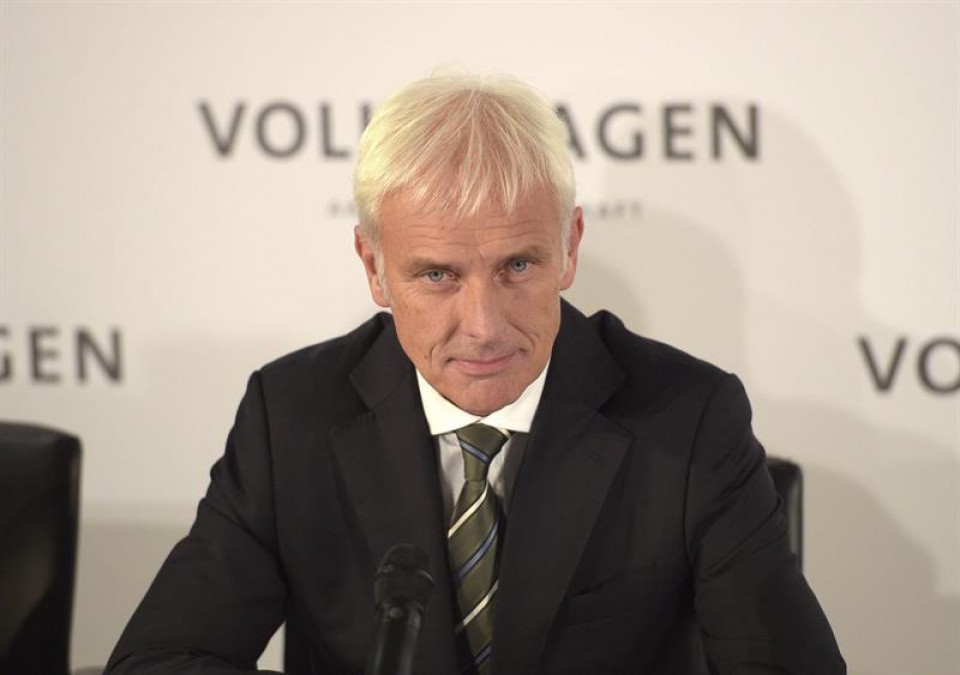 Matthias Müller Volkswageneko presidentea. Artxiboko irudia: EiTB