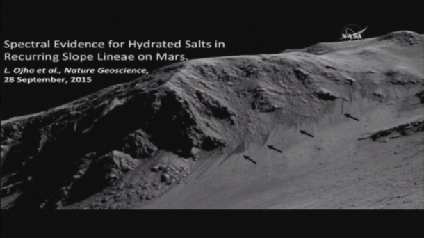 La NASA anuncia nuevas evidencias de agua líquida en Marte
