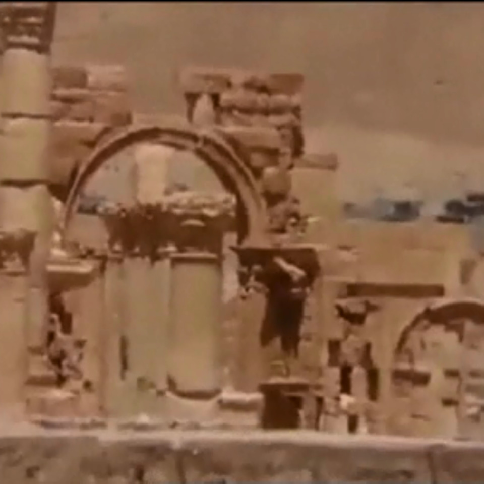 El Estado Islámico destruye el Arco del Triunfo de Palmira. Foto: EiTB