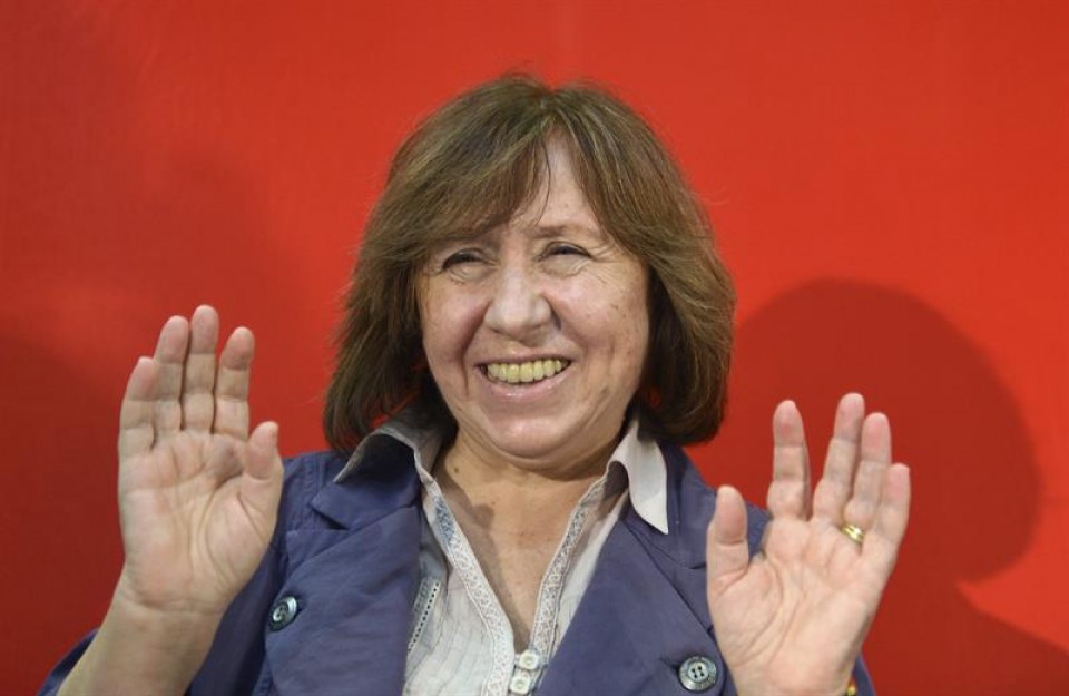 La escritora bielorrusa Svetlana Alexievich. Foto: Efe.