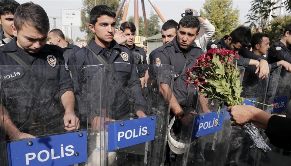 La Policía turca. Foto: EFE