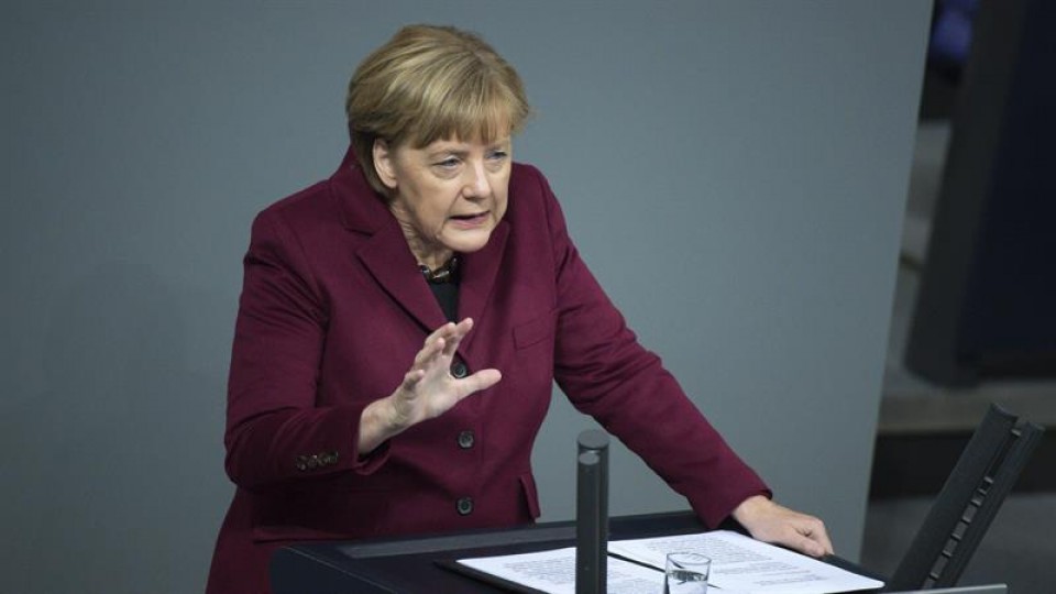 Angela Merkel Alemaniako kantzilerra. Artxiboko irudia: EFE