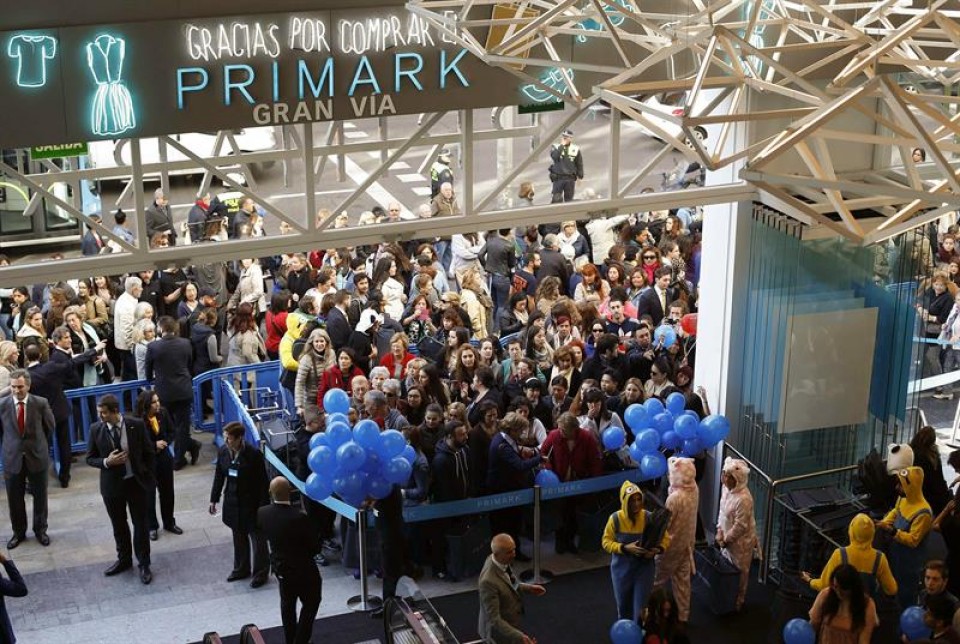Inauguración de la tienda Primark de Madrid. Imagen de archivo: EFE