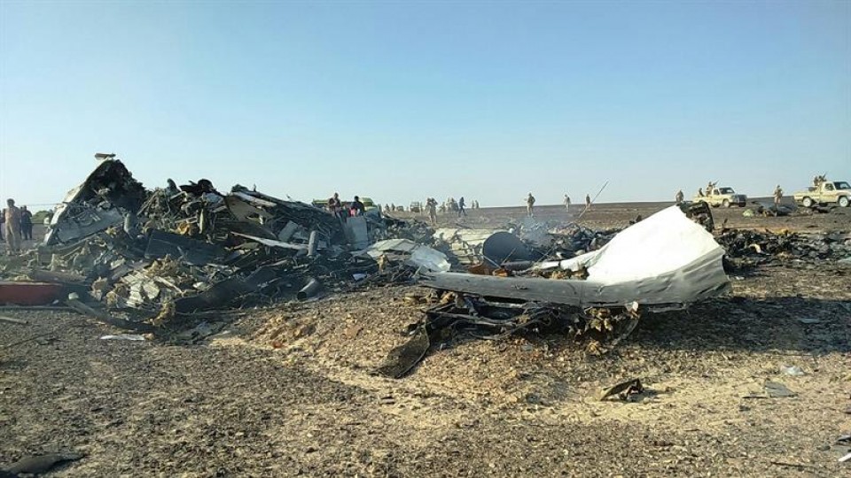 Accidente de avión en Egipto
