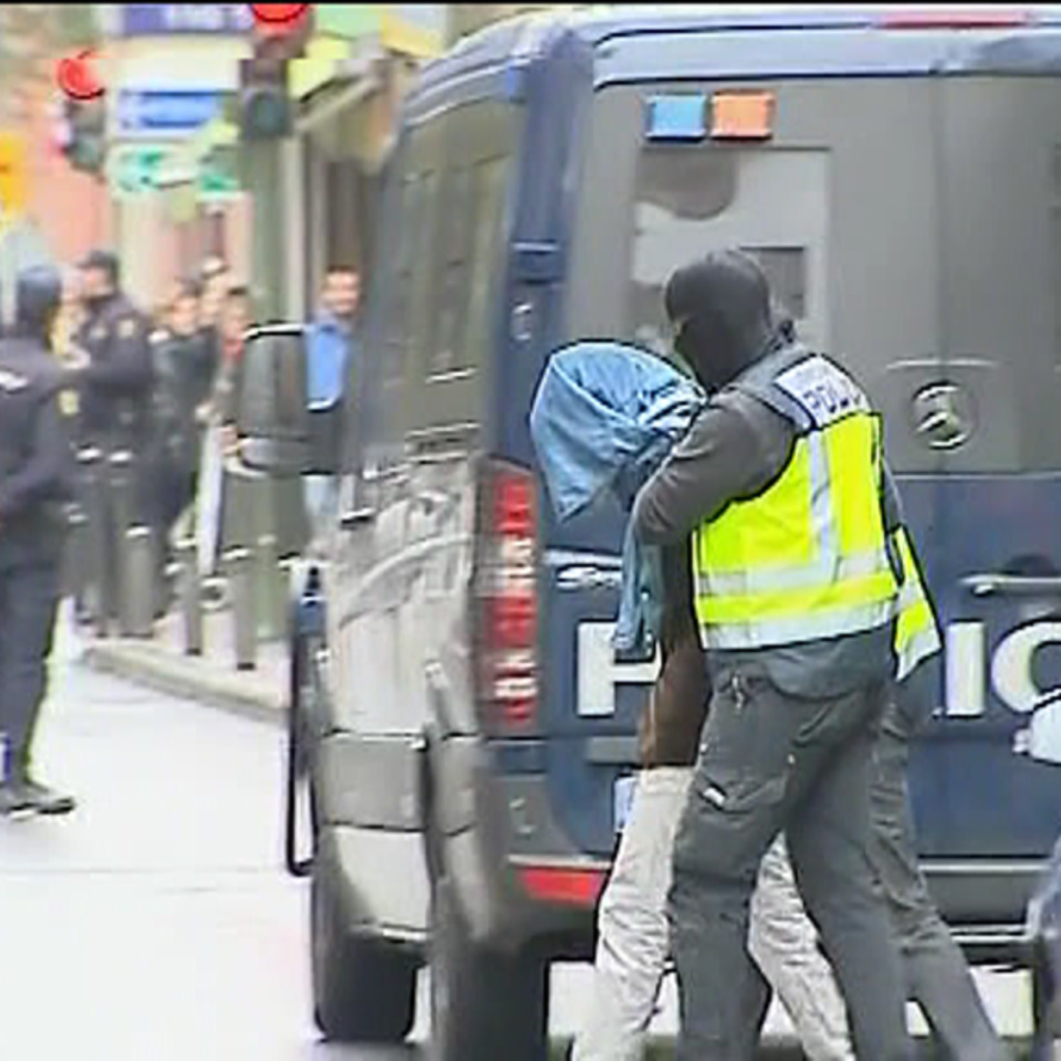 Tres detenidos en Madrid vinculados al Estado Islámico. Imagen: EFE
