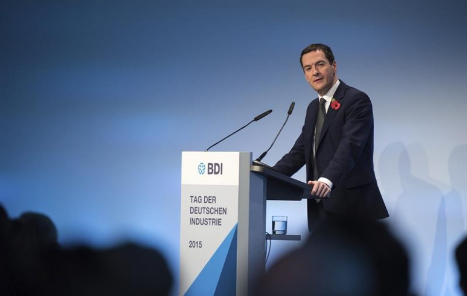 El ministro de Economía británico, George Osborne. Foto: EFE