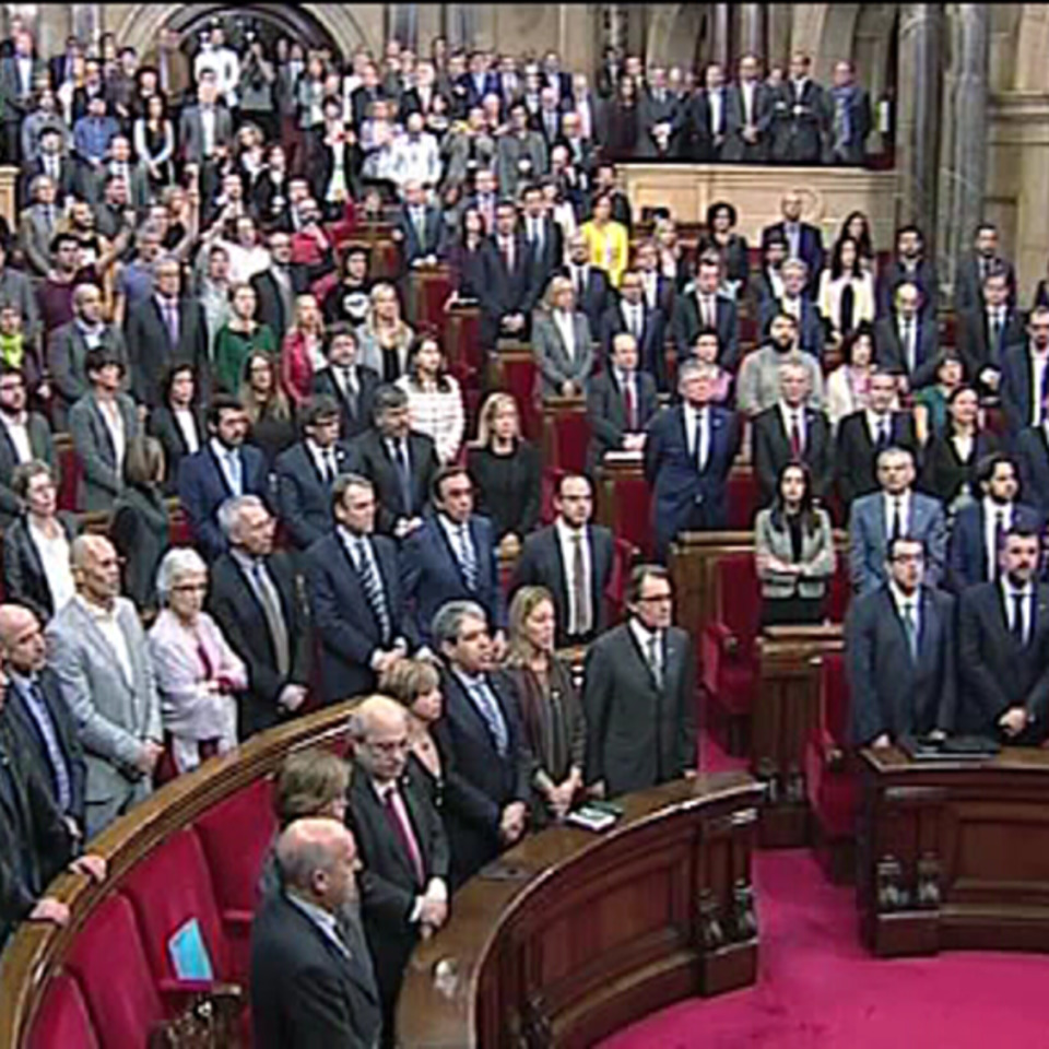 La presidenta del Parlamento de Cataluña, Carme Forcadell, el día de su elección. EFE