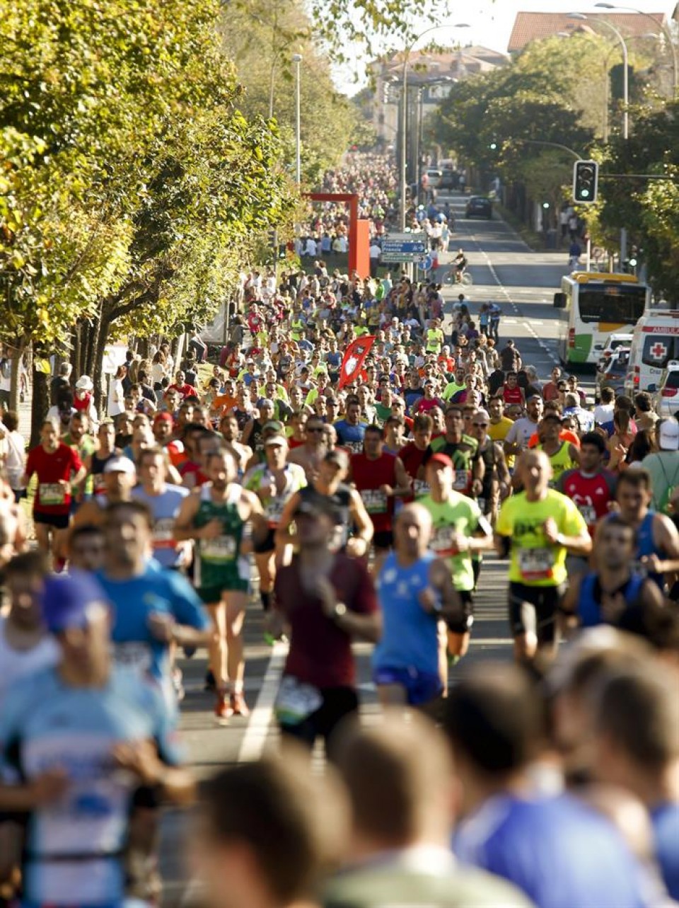 Más de 34.000 personas han participado en la popular carrera. Foto: EFE
